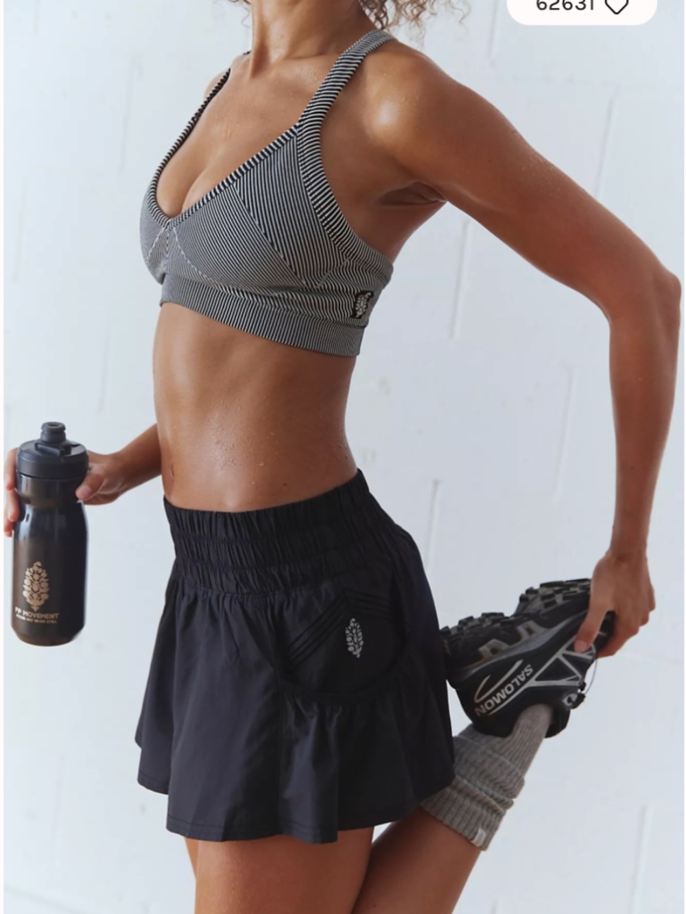 "Get Your Flirt On Shorts", Free People. High Rise Workout Shorts, Size M